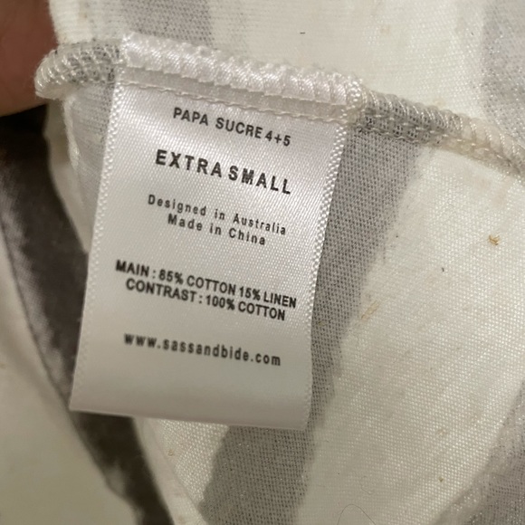 Sass & Bide ivory cami with rope strap detail - Picture 7 of 12